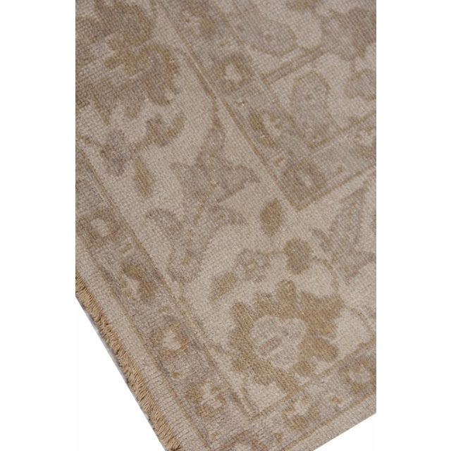 Not Yet Made - Made To Order Vith Ivory Hand knotted Wool Area Rug - 10'x14' For Sale - Image 5 of 8