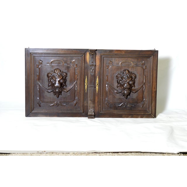 Antique Carved Wooden Wall Panels, 19th Century, Set of 2 For Sale - Image 12 of 12
