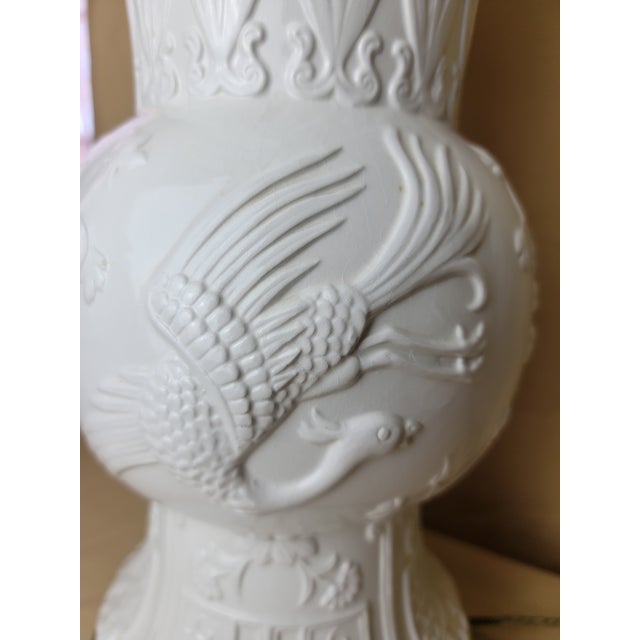 1950s The Phoenix Baluster: Frederick Cooper Blanc De Chine Table Lamps - a Pair For Sale - Image 10 of 12
