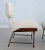 Mid-Century Italian Wood & Bouclé Slipper Chairs & Footstool, 1950, Set of 3 For Sale - Image 13 of 18