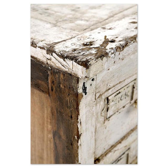 Workshop Furniture in Wood with 12 drawers For Sale - Image 4 of 7