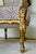 French Italian Antique Carved Wood Leopard Print Bergere Chairs Pair For Sale - Image 3 of 10