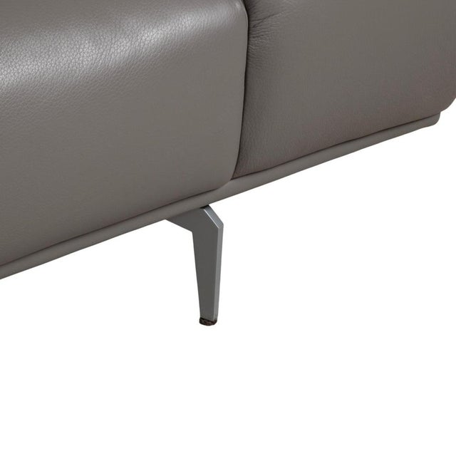 Gray Levi Two-Seater Leather Sofa from Willi Schillig For Sale - Image 8 of 18