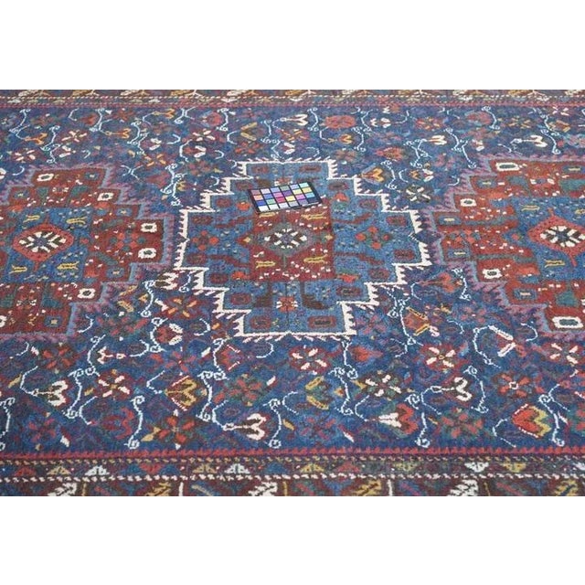 Antique Quashkai Shiraz Rug 5'5'' x 7'1'' For Sale - Image 10 of 10