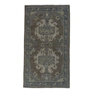 Turkish Oushak Rug 2' x 3'6" #19450 For Sale
