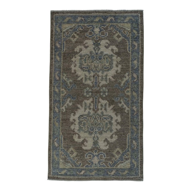 Turkish Oushak Rug 2' x 3'6" #19450 For Sale
