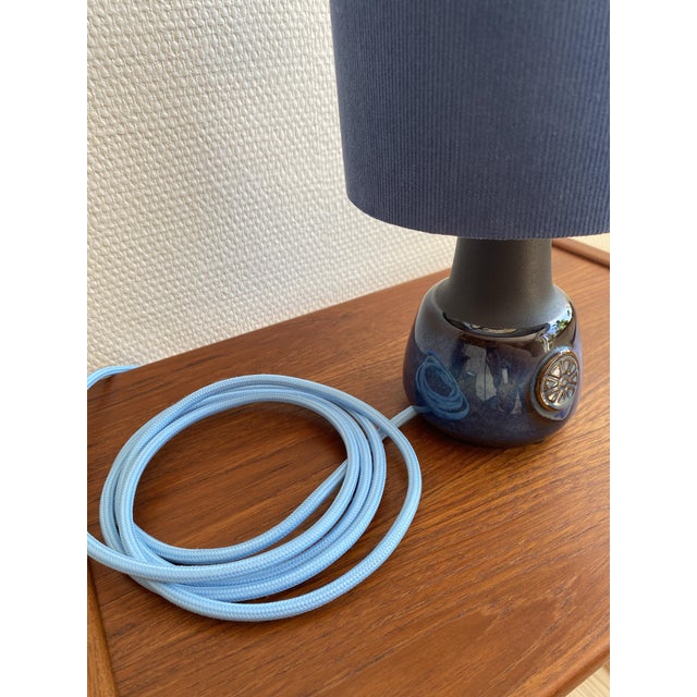 1960s Danish Ceramic Model 1004 Table Lamp by Einar Johansen for Søholm Stentøj, 1960s For Sale - Image 5 of 12