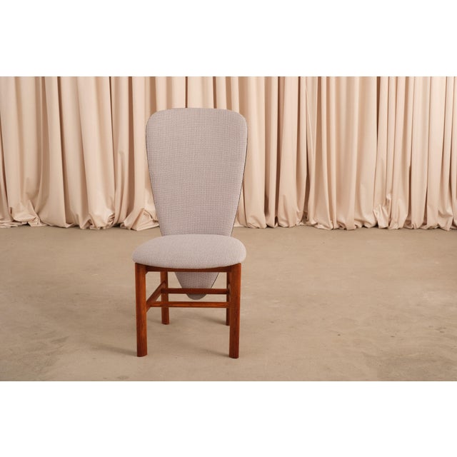 Vintage Set of 6 Skovby Møbelfabrik High Back Teak Dining Chairs, 1960s For Sale In Chicago - Image 6 of 17
