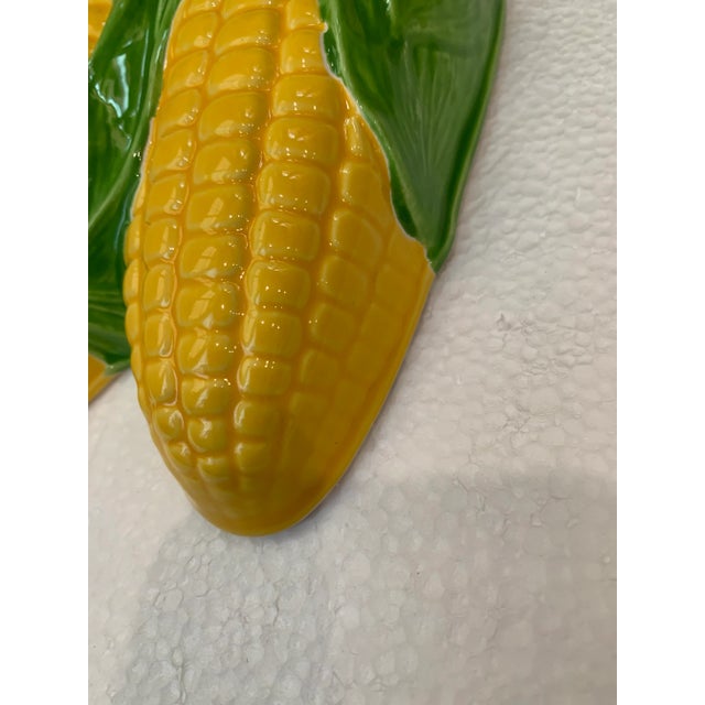 Farmhouse Vintage Ceramic Mold of Corn For Sale - Image 3 of 9
