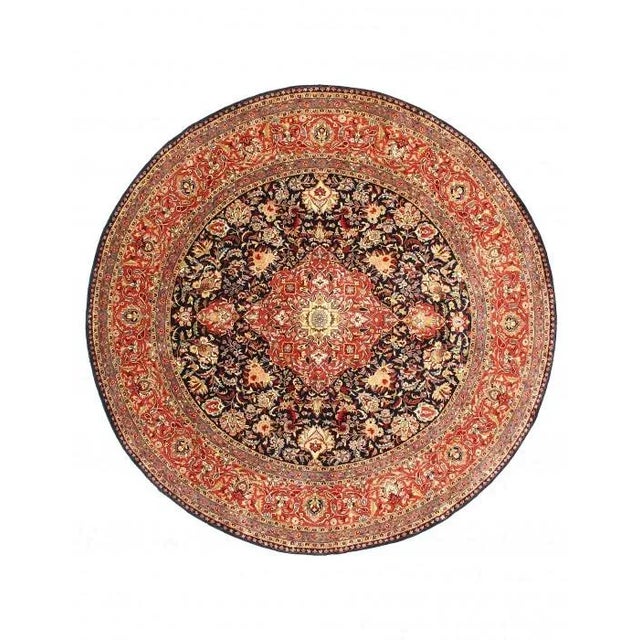 2020s Pasargad Navy Persian Kashan Design For Sale - Image 4 of 4