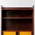 Wooden and Fabric Bookcase Cabinet, 1960s For Sale - Image 6 of 13