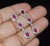 Late 20th Century Pair of Gia 3.99ctw Natural Burma Ruby & Diamond 18k White Gold Dangle Earrings For Sale In Dallas - Image 6 of 13