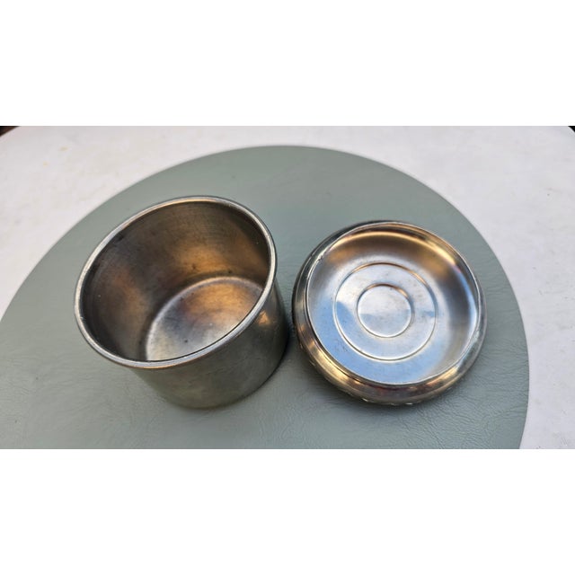 Pewter Snuff Tin with Pipe on the Lid, 1960s, Set of 2 For Sale - Image 6 of 10