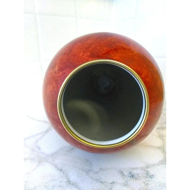 Metal Vintage Lindner Kueps Bavaria Vase Western Germany - "Liliane" 157/5 For Sale - Image 7 of 10