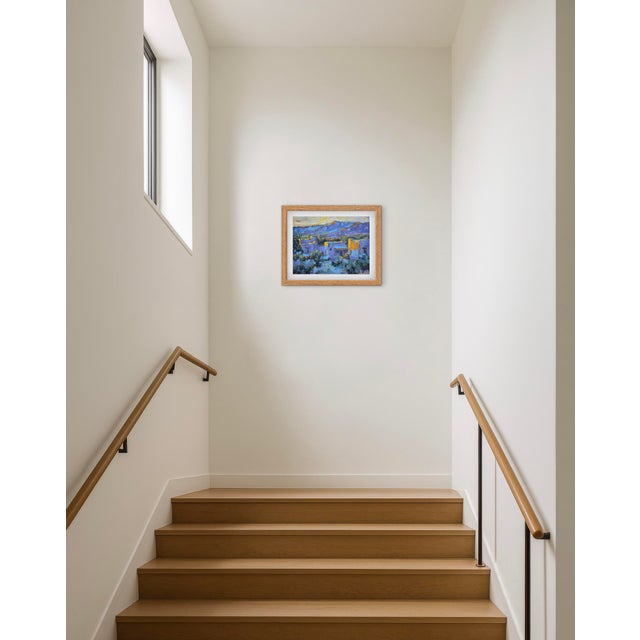 Evening in New Mexico, Expressionist Oil Painting Sunset For Sale - Image 9 of 11