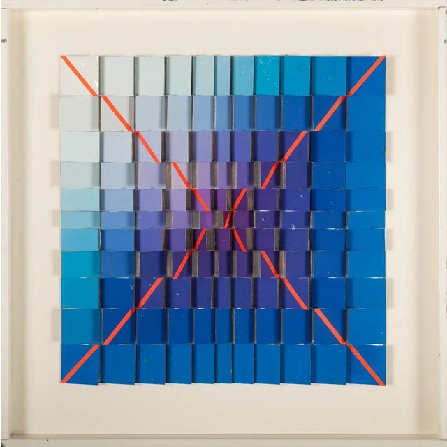 Kinetic Sculpture by Patrick Bougelet for Disderot, 1974, in Very Good conditions. Designed 1970 to 1979 This piece has an...