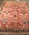 Textile Antique 19th Century Orange Sultanabad Area Rug 8'5 X 11'10 For Sale - Image 7 of 8
