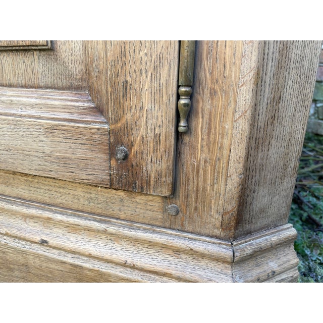 Dutch Corner Cabinet in Oak For Sale - Image 14 of 18