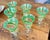 Vintage Vietri Hand-Painted Festive Glass Goblets - Set of Six For Sale In New York - Image 6 of 12
