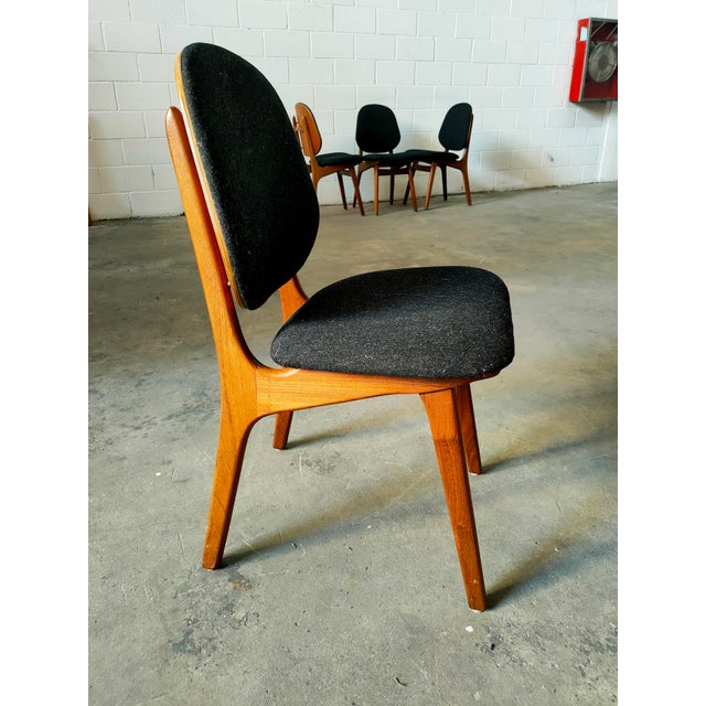 1970s Dining Chairs attributed to Arne Hovmand Olsen, 1970, Set of 4 For Sale - Image 5 of 6
