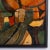Mid-Century Modern Mid-Century Modernist Oil Painting on Canvas of an Archer For Sale - Image 3 of 9