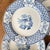 Wood & Son Antique Blue & White Transferware Bread Plates by Wood & Sons Made in England "Yuan" Pattern - Set of 8 For Sale - Image 4 of 9