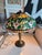 Arts & Crafts 1910s Salem Brothers Leaded Glass Tiffany Style Lamp For Sale - Image 3 of 14
