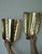 Mid-Century Swedish Brass Shield-Shaped Sconces, Set of 2 For Sale - Image 16 of 18