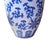 Ceramic Blue and White Chinoiserie Porcelain Vase For Sale - Image 7 of 10