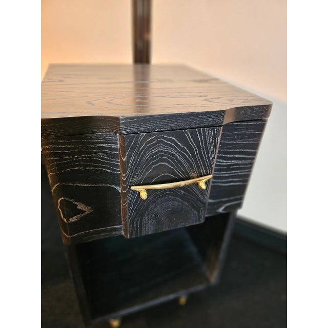 1940s Cerrused Night Stands - a Pair For Sale - Image 11 of 12