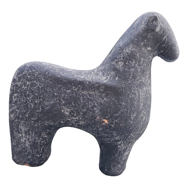 Vintage Ceramic Ram Figurine, 1950s For Sale