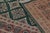 Green Vintage Bokhara Rug in Forest Green With Pink Geometric Patterns - Rug & Kilim For Sale - Image 8 of 8