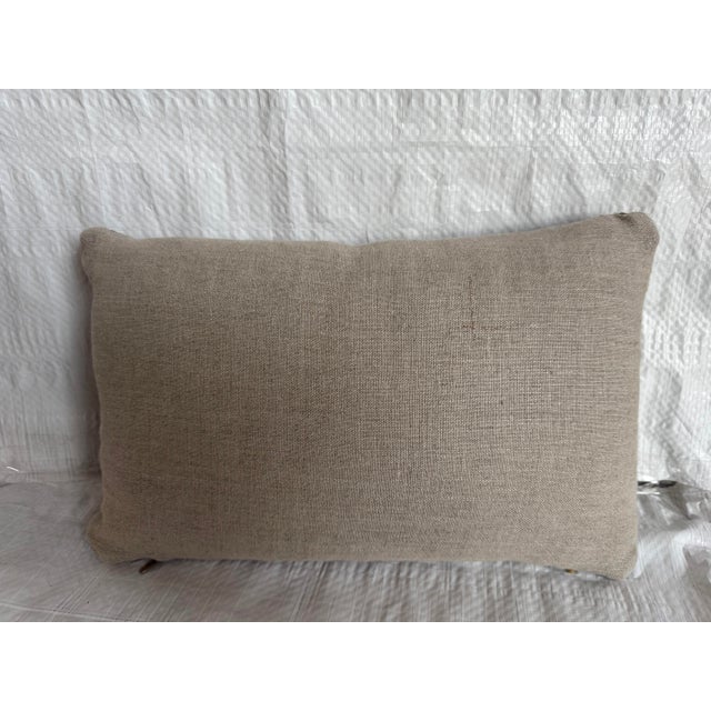 17th Century Flemish Tapestry Pillow For Sale - Image 4 of 4