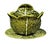 Majolica Cabbage Leaf Soup Tureen With Lid and Underplate For Sale - Image 11 of 11