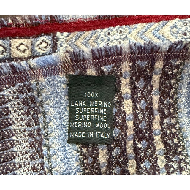 A richly patterned jacquard throw from Enzo degli Angiuoni (EDA), the Italian textile house known for luxury textile.,...