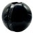 1985 Postmodern Memphis Era Haeger Black Ceramic Orb Vase - Model 4395 For Sale