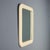 Mirror with White Frame,1970s For Sale - Image 3 of 10
