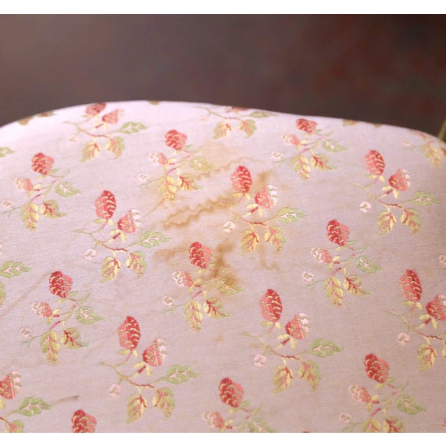 Pair of Early 20th Century French Louis XVI Painted Cane Side Chairs For Sale - Image 9 of 9