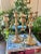 Mid 20th Century Solid Brass Art Nouveau 3 Arm Candelabra- A Pair For Sale - Image 4 of 11