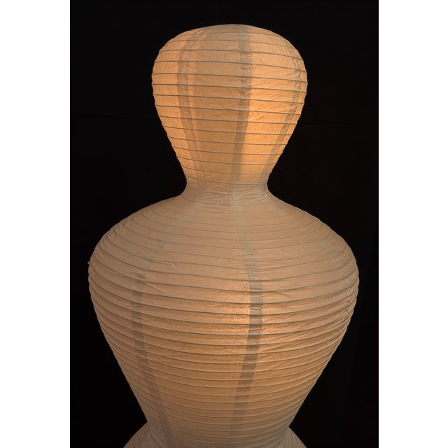 Ikea Vintage Ikea Figurative Paper Lantern Floor Lamp in the Female Form For Sale - Image 4 of 9