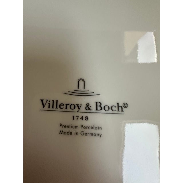 Villeroy & Boch Charm & Breakfast 11.7" square serving platter "French Garden" high-quality and stylish piece of...