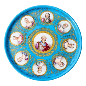 Louis XVI Sèvres Porcelain Charger, 19th Century