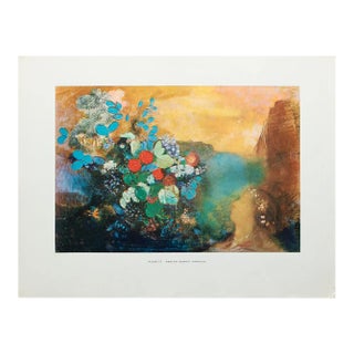 1950s After Odilon Redon "Ophelia", First Edition Swiss Full-Color Print For Sale