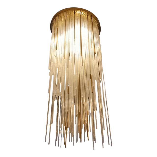 Cascading Rod Ceiling Lamp, 1950s For Sale