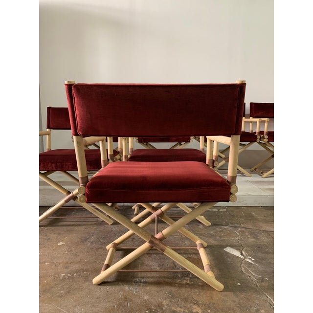Vintage JMF Style Director Chairs - Set of 8 For Sale - Image 18 of 18