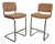Mid-Century Modern Cesca Chrome Bar Stools by Chomcraft - A Pair For Sale