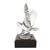 Figurative Late 20th Century Waterford Crystal Bald Eagle Figurine Sculpture, Ireland For Sale - Image 3 of 14