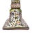 Pair of Hand-Painted Portuguese Faience Candlesticks by C. Melo With Birds, Dog, Castle & Deer – Folk Art / European Traditional For Sale - Image 12 of 18