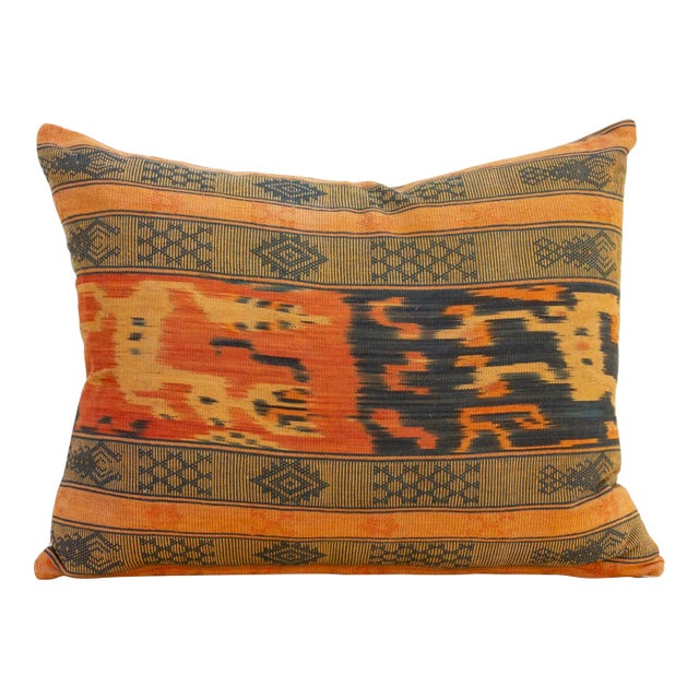 Berhala Antique Sumatran Ikat Pillow For Sale