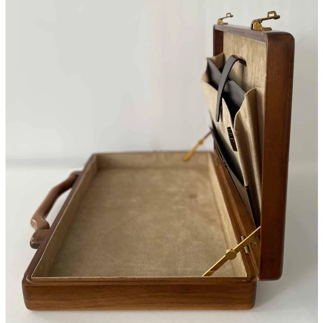 Vintage Attache Case by Jeffrey Benjamin For Sale - Image 9 of 11